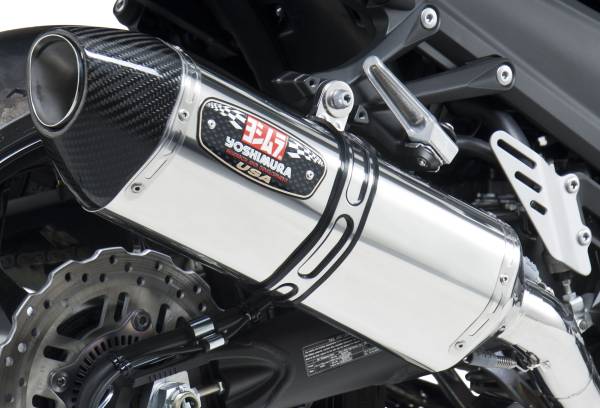 YOSHIMURA - EXHAUST RACE R-77 SLIP-ON SS-SS-CF DUAL - Image 1