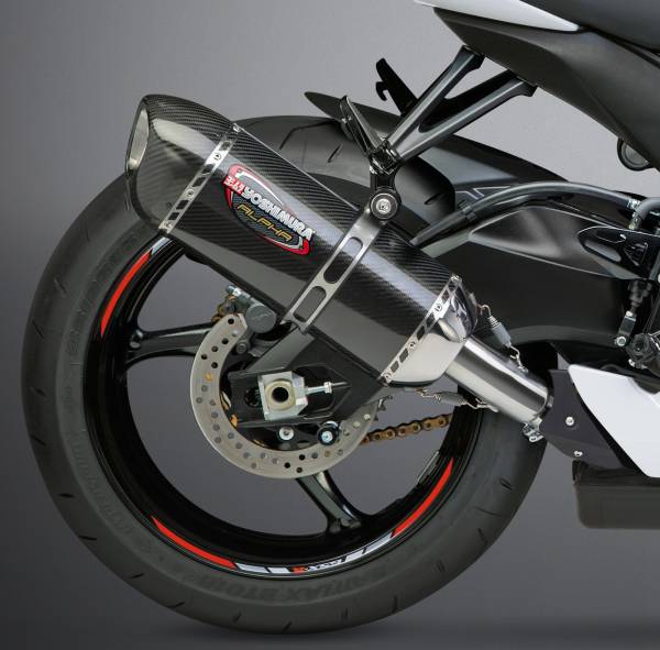 YOSHIMURA - EXHAUST SIGNATURE ALPHA SLIP-ON SS-CF-CF - Image 1