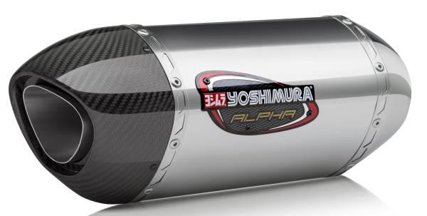 YOSHIMURA - EXHAUST SIGNATURE ALPHA SLIP-ON SS-SS-CF - Image 1