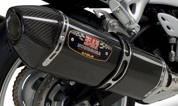 YOSHIMURA - EXHAUST STREET R-77 SLIP-ON SS-CF-CF DUAL - Image 1