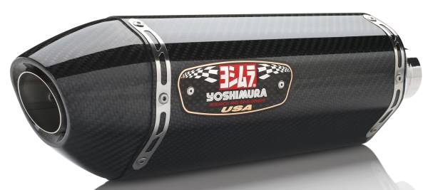 YOSHIMURA - EXHAUST SIGNATURE R-77 SLIP-ON SS-CF-CF DUAL - Image 1