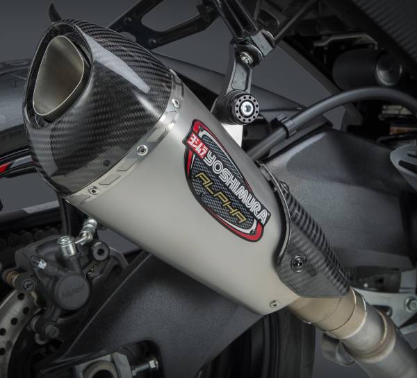 YOSHIMURA - EXHAUST STREET ALPHA-T SLIP-ON SS-SS-CF WORKS - Image 1