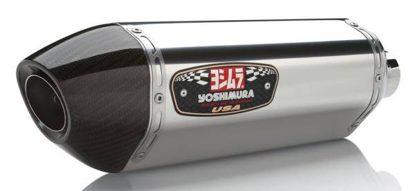 YOSHIMURA - EXHAUST SIGNATURE R-77 SLIP-ON SS-SS-CF - Image 1