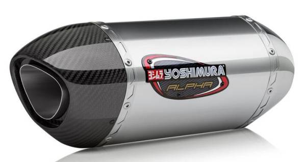 YOSHIMURA - EXHAUST SIGNATURE ALPHA SLIP-ON SS-SS-CF - Image 1