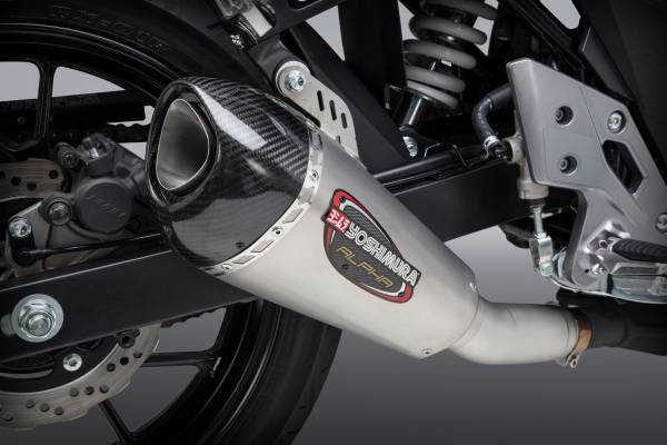 YOSHIMURA - EXHAUST STREET ALPHA-T SLIP-ON SS-SS-CF - Image 1