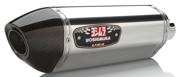 YOSHIMURA - EXHAUST SIGNATURE R-77 SLIP-ON SS-SS-CF - Image 1