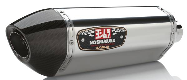 YOSHIMURA - SIGNATURE DUAL R-77 SLIP-ON EXHAUST SS-SS-CF - Image 1