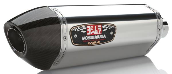 YOSHIMURA - STREET DUAL R-77 SLIP-ON EXHAUST SS-SS-CF - Image 1