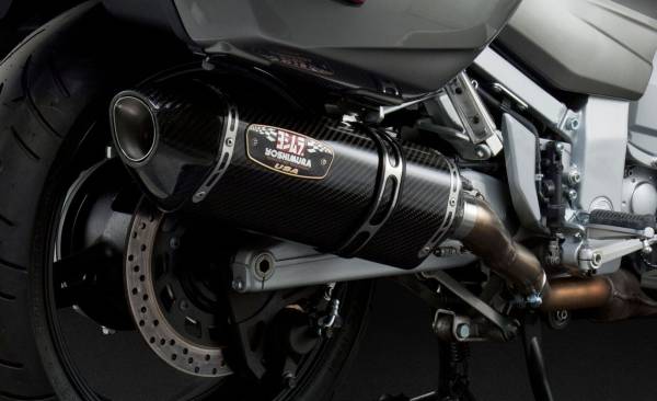 YOSHIMURA - EXHAUST SIGNATURE R-77 SLIP-ON SS-CF-CF DUAL - Image 1