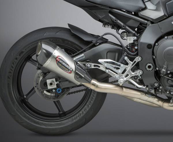 YOSHIMURA - EXHAUST RACE ALPHA-T 3QTR SLIP-ON SS-SS-CF WORKS - Image 1