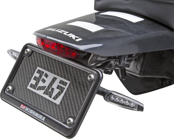 YOSHIMURA - LICENSE PLATE FRAME BLACK SINGLE - Image 1