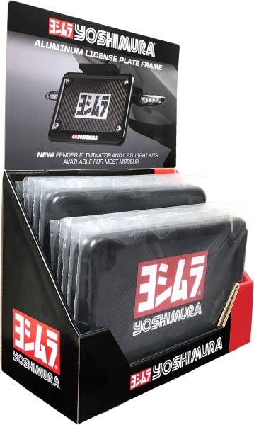 YOSHIMURA - LICENSE PLATE FRAME BLACK 10/PK POP - Image 1