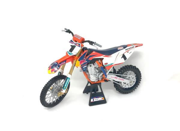 NEW-RAY - REPLICA 1:10 RACE BIKE 17 KTM 450SX-F ORANGE(DUNGEY) - Image 1