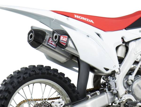 YOSHIMURA - RS-9 HEADER/CANISTER/END CAP EXHAUST DUAL SYSTEM SS-AL-CF - Image 1