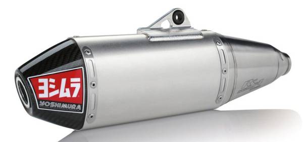 YOSHIMURA - RS-4 HEADER/CANISTER/END CAP EXHAUST SLIP-ON SS-AL-CF - Image 1