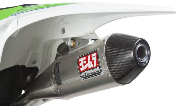 YOSHIMURA - RS-4 HEADER/CANISTER/END CAP EXHAUST SLIP-ON SS-AL-CF - Image 1