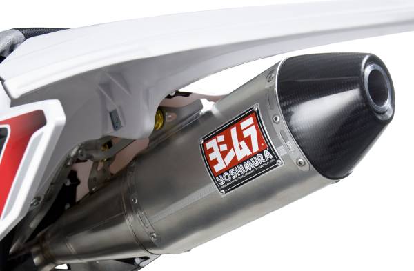 YOSHIMURA - RS-4 HEADER/CANISTER/END CAP EXHAUST SLIP-ON SS-AL-CF - Image 1