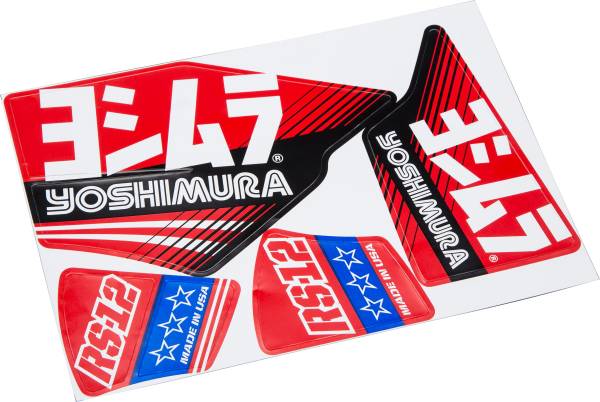 YOSHIMURA - RS-12 MUFFLER DECAL SET 5/PCS - Image 1