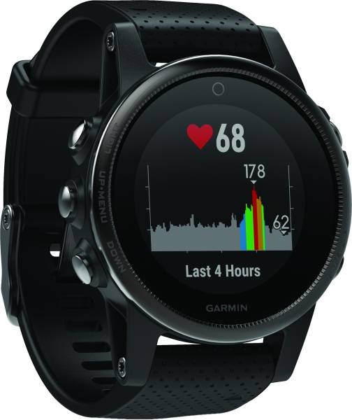 GARMIN - FENIX 5S WATCH W/SAPPHIRE LENS BLACK/BLACK 42MM - Image 1