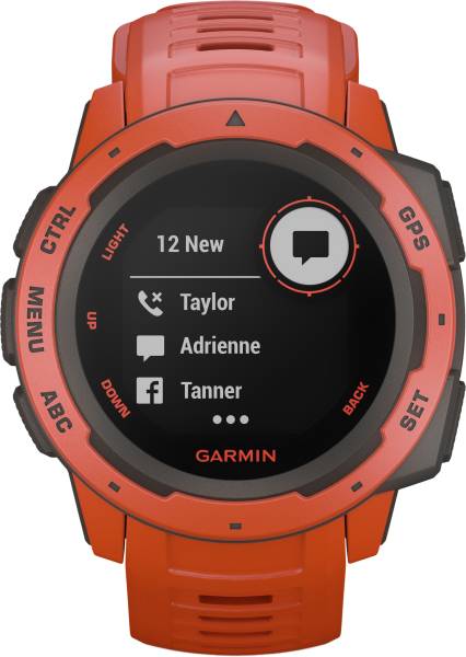 GARMIN - INSTINCT GPS WATCH FLAME RED - Image 1