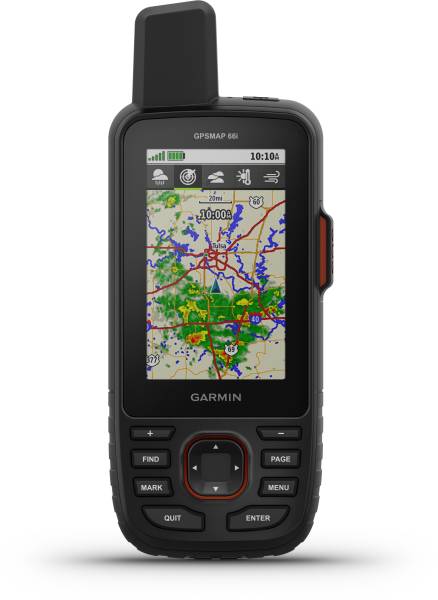 GARMIN - 66I GPS HANDHELD SATELLITE COMMUNICATOR W/TOPO MAPP - Image 1