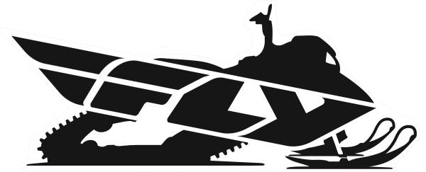 FLY RACING - SNOW TRAILER STICKER 45" - Image 1