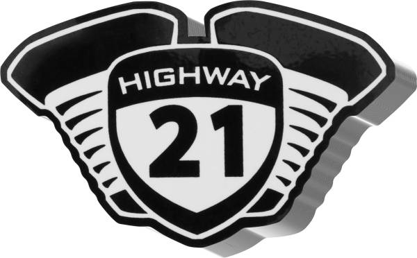 HIGHWAY 21 - DECAL 3" 100/PACK - Image 1