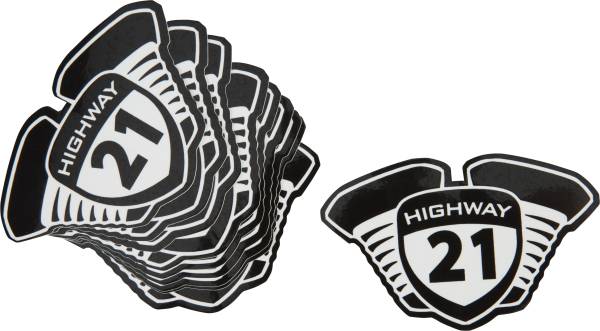 HIGHWAY 21 - DECAL 3" 10/PACK - Image 1