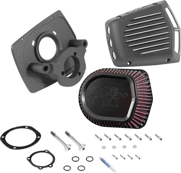 K&N - SHAKER INTAKE SYSTEM BLACK - Image 1