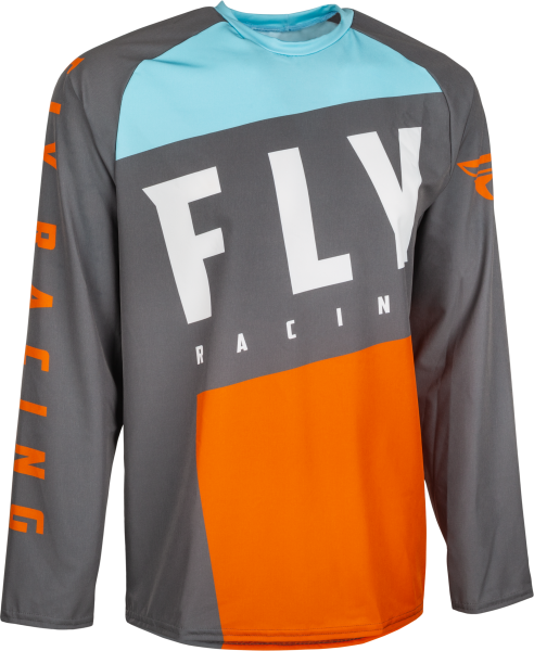 FLY RACING - SNX JERSEY ORANGE/LT. BLUE SMALL - Image 1