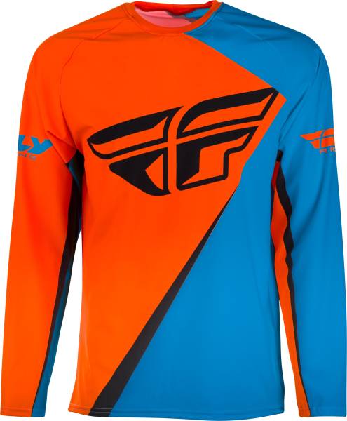 FLY RACING - SNX JERSEY ORANGE/BLUE LG - Image 1