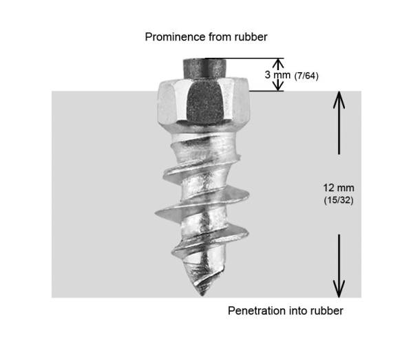 IGRIP - 15MM STANDARD SCREW STUDS QTY 100 - Image 1