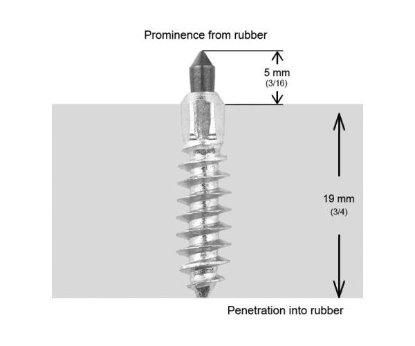 IGRIP - 24MM STANDARD SCREW STUDS QTY 1000 - Image 1