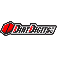 DIRT DIGITS - #6 4" BLACK DIGITS 3/PK