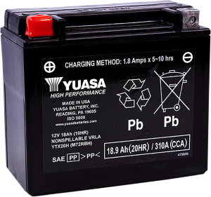 BATTERY YTX20H SEALED FACTORY ACTIVATED