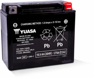 BATTERY YTX20L SEALED FACTORY ACTIVATED