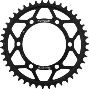 REAR SPROCKET STEEL 43T-530 BLK YAM