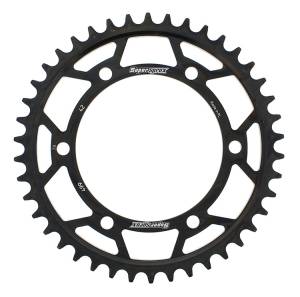 REAR SPROCKET STEEL 42T-530 BLK KAW