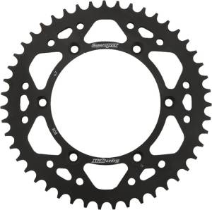 REAR SPROCKET STEEL 47T-520 BLK KAW/SUZ