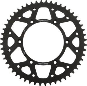 REAR SPROCKET STEEL 52T-520 BLK KAW/SUZ