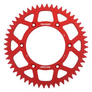 REAR SPROCKET ALUMINUM 52T-520 RED HON