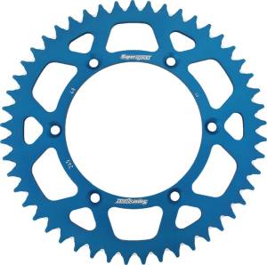 REAR SPROCKET ALUMINUM 49T-520 BLU YAM