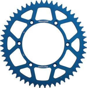 REAR SPROCKET ALUMINUM 52T-520 BLU YAM