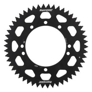 REAR SPROCKET ALUMINUM 50T-420 BLK KAW