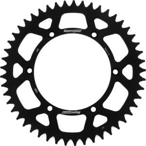 REAR SPROCKET ALUMINUM 49T-520 BLK KAW