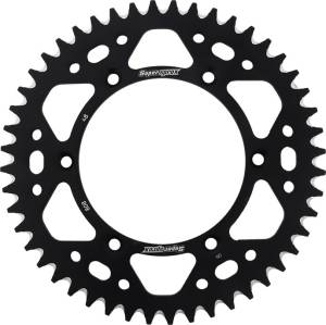 REAR SPROCKET ALUMINUM 48T-520 BLK SUZ