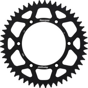 REAR SPROCKET ALUMINUM 49T-520 BLK SUZ