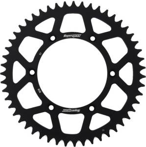 REAR SPROCKET ALUMINUM 51T-520 BLK SUZ