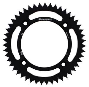 REAR SPROCKET ALUMINUM 47T-428 BLK HUSQ/KTM