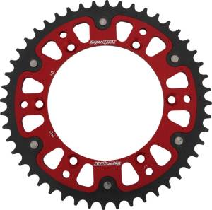 REAR STEALTH SPROCKET ALU/STL 48T-520 RED BETA/GAS/HUSQ/SHE